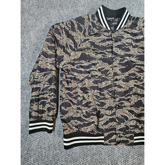 Elwood Men's Camo Jacket Size XL Polyester Streetwear Skater - Picture 2 of 10